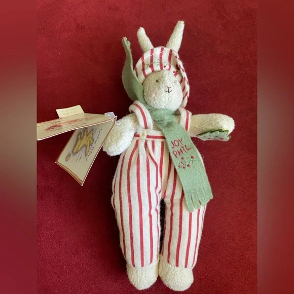 Fix-8" Bunnies by the Bay JOY PHIL 2002 Hallmark Joy collectible Plush Rabbit - Picture 1 of 4